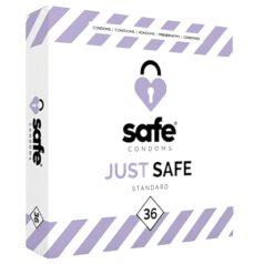   SAFE Just Safe - préservatifs standard à la vanille (36 pièces)