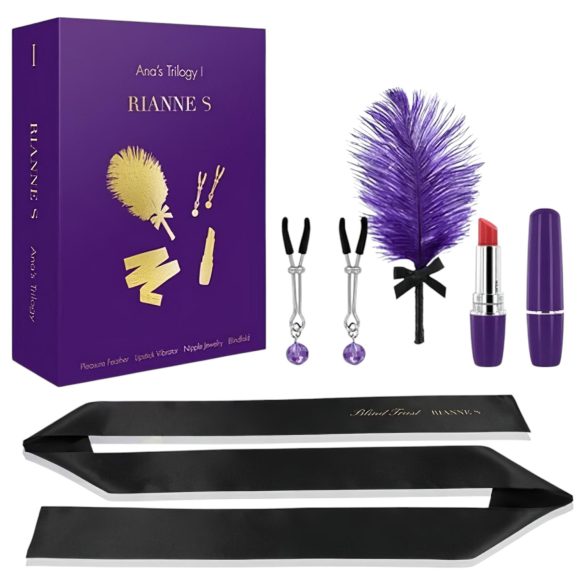Trilogie Rianne Ana I - Set érotique sensuel (4 pièces)