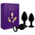 Rianne - Set de 3 plugs anaux en silicone (noir)