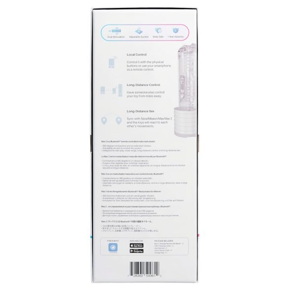 LOVENSE Max 2 - masturbateur intelligent (blanc)