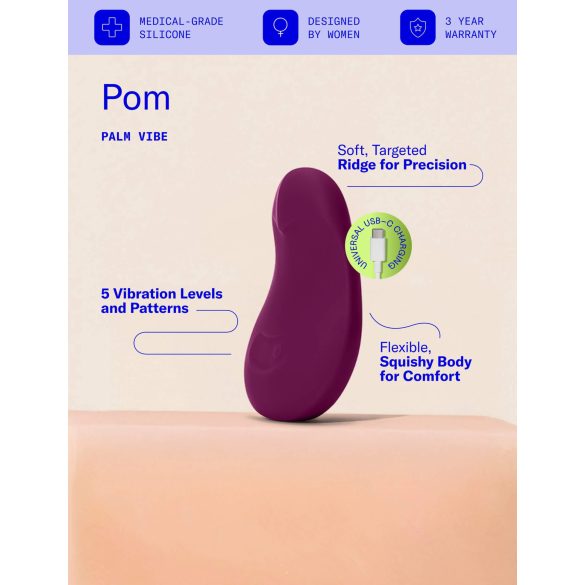 Dame Pom - stimulateur clitoridien rechargeable (violet)
