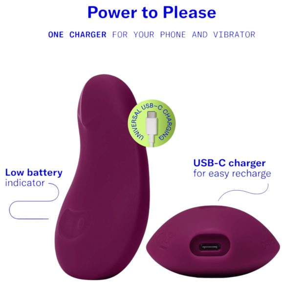 Dame Pom - stimulateur clitoridien rechargeable (violet)
