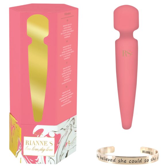 Rianne Bella Wand - Vibromasseur Étanche (Corail)