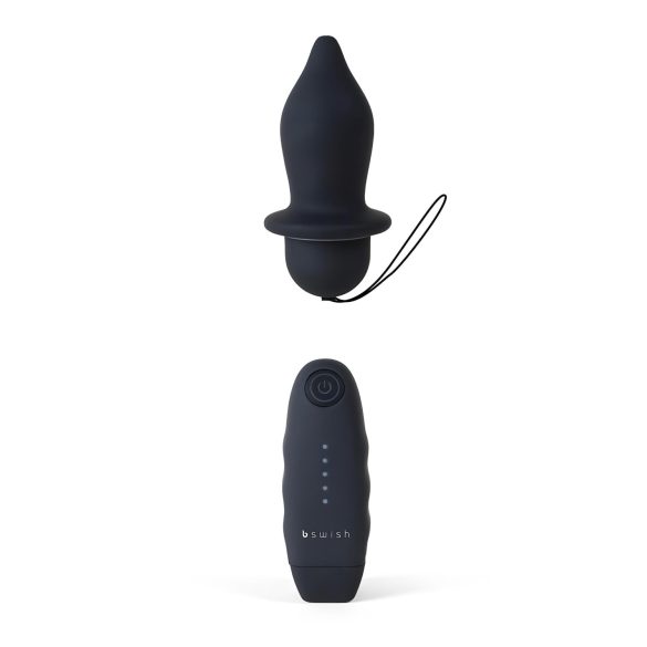 B SWISH Bfilled Classic - vibromasseur anal radiocommandé (noir)