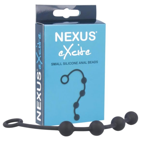 Nexus Excite - Petit gode anal perlé noir