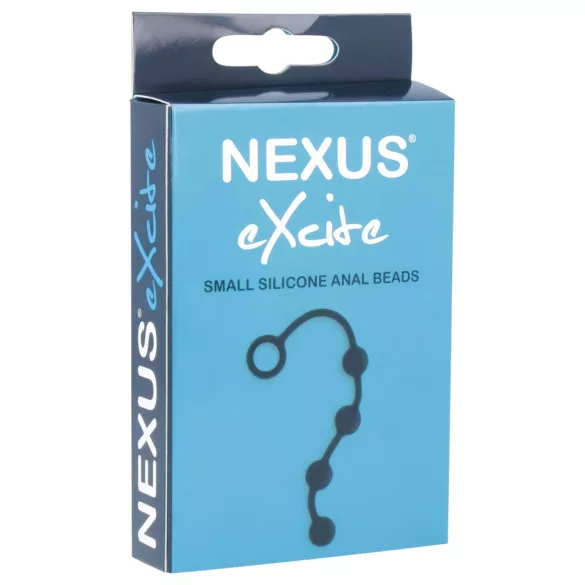 Nexus Excite - plug anal perles - silicone noir petit