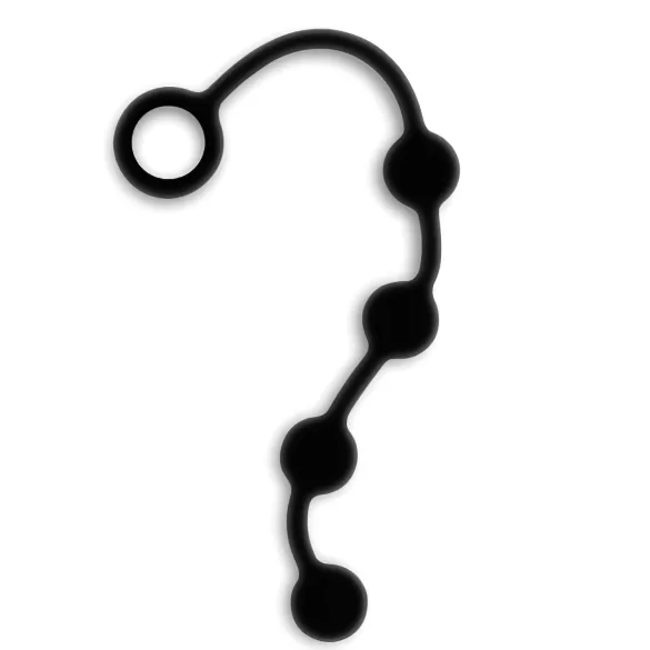 Nexus Excite - plug anal perles - silicone noir petit