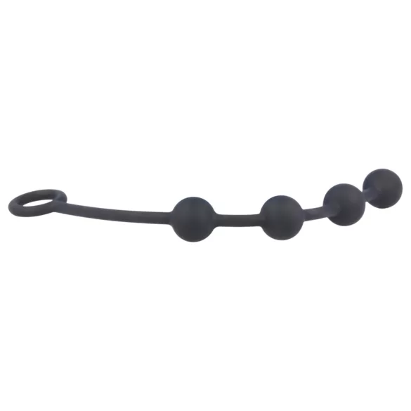Nexus Excite - plug anal perles - silicone noir petit