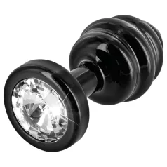 DIOGOL Anni - Plug Anal Rainuré - Noir - (3cm)