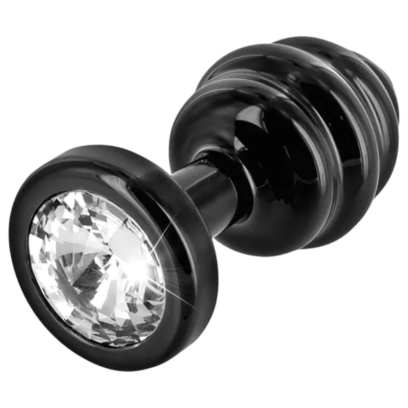 DIOGOL Anni - Plug Anal Rainuré - Noir - (3cm)