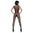 Obsessive N112 - Combinaison Filet Ailes d'Ange - Noir (S-L)
