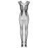 Obsessive N112 - Combinaison Filet Ailes d'Ange - Noir (S-L)