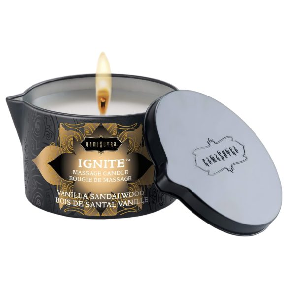 Kama Sutra - Bougie de massage vegan - Vanille & Bois de santal (170g)