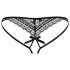 Obsessive Picantina - Culotte femme à doubles bretelles (noir)