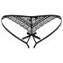 Obsessive Picantina - Culotte femme à doubles bretelles (noir)