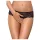 Obsessive Merossa - string ouvert femme avec strass - noir