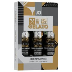 JO System Gelato - Set lubrifiant aromatisé (3x30ml)