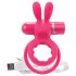 Screaming O Ohare - anneau vibrant lapin rechargeable (rose)