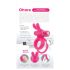 Screaming O Ohare - anneau vibrant lapin rechargeable (rose)