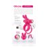 Screaming O Ohare - anneau vibrant lapin rechargeable (rose)