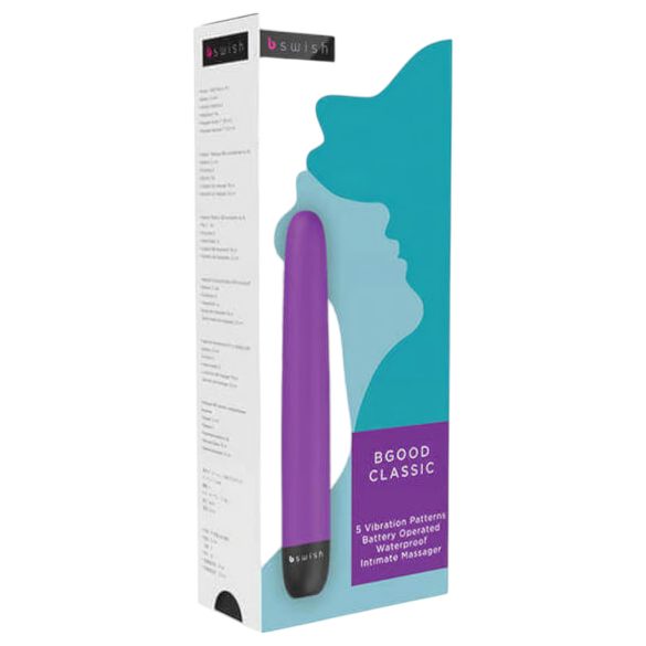 B SWISH Bgood Classique - vibromasseur bâton (violet)