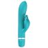 B SWISH Bwild Classic Bunny - vibromasseur turquoise à double stimulation