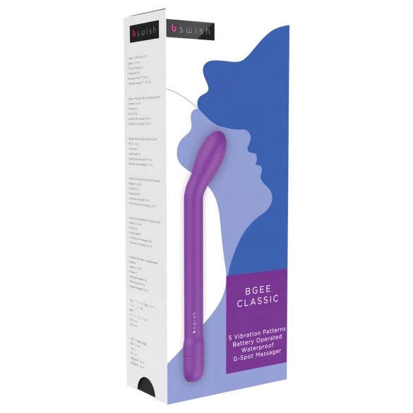 B SWISH Bgee - Vibromasseur point G - silicone violet