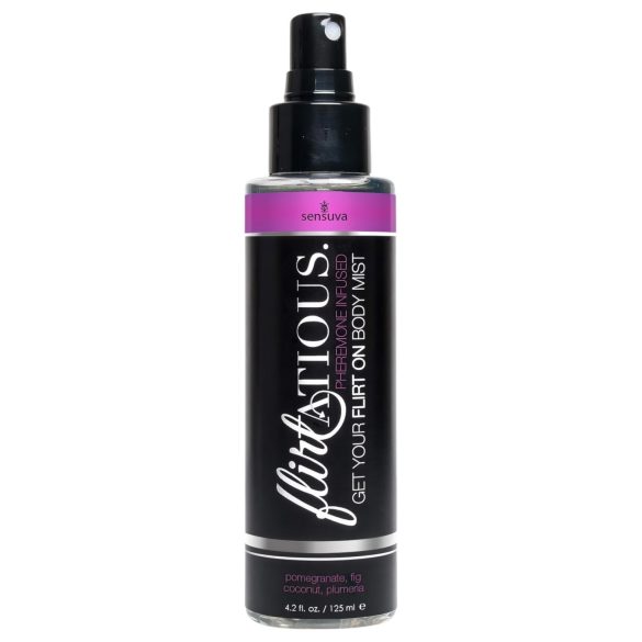 Sensuva Flirtatious - spray pour le corps aux phéromones - grenade-coco (125ml)
