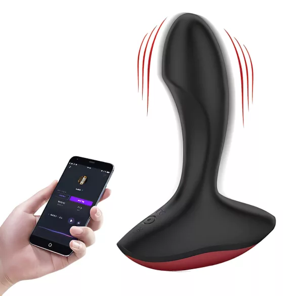 Magic Motion Solstice - Vibromasseur prostatique connecté par application pour hommes (noir)