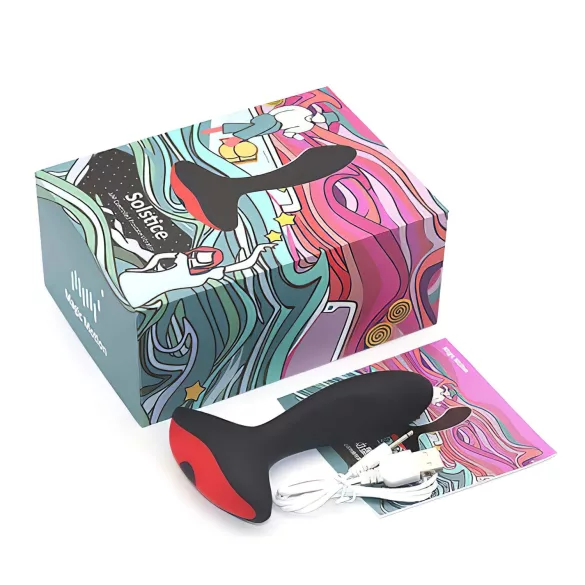 Magic Motion Solstice - Vibromasseur prostatique connecté par application pour hommes (noir)