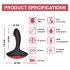 Magic Motion Solstice - vibromasseur prostate intelligent, rechargeable (noir)