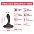 Magic Motion Solstice - Vibromasseur prostatique connecté par application pour hommes (noir)