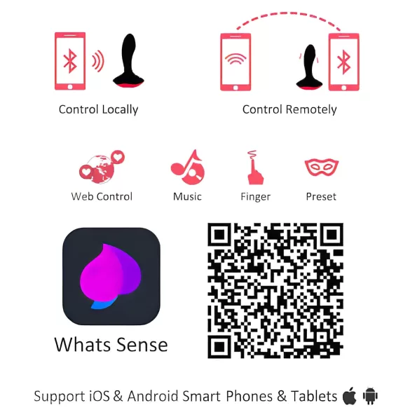 Magic Motion Solstice - Vibromasseur prostatique connecté par application pour hommes (noir)