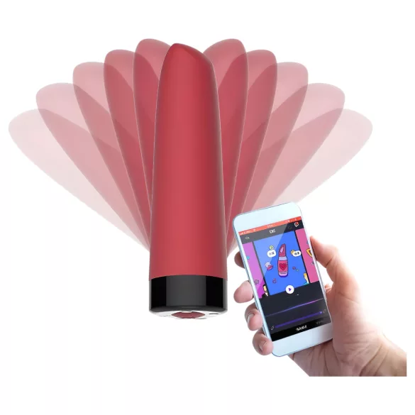 Magic Motion Awaken - Vibromasseur bâton connecté à une application (rouge)