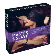 Ensemble de jeu Master & Slave - Attache (violet-noir)