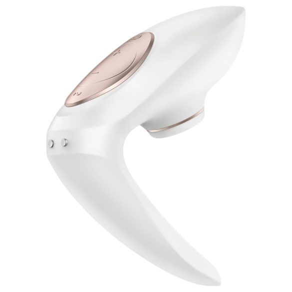 Satisfyer Pro 4 Couples - vibromasseur couple à ondes d’air rechargeable - blanc