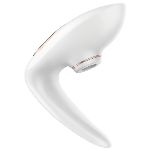 Satisfyer Pro 4 Couples - vibromasseur couple à ondes d’air rechargeable - blanc