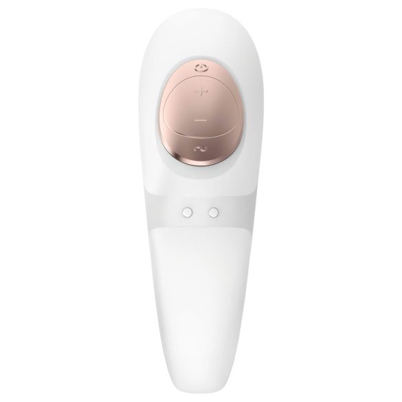 Satisfyer Pro 4 Couples - vibromasseur couple à ondes d’air rechargeable - blanc