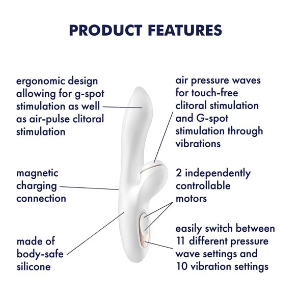 Satisfyer Pro+ G-spot - stimulateur clitoridien et vibromasseur point G