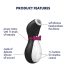 Satisfyer Penguin - stimulateur clitoridien étanche, rechargeable (noir-blanc)