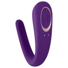   Satisfyer Double Classic - vibromasseur couple étanche (violet)
