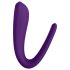 Satisfyer Double Classic - vibromasseur couple étanche, rechargeable (violet)