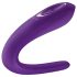 Satisfyer Double Classic - vibromasseur couple étanche, rechargeable (violet)