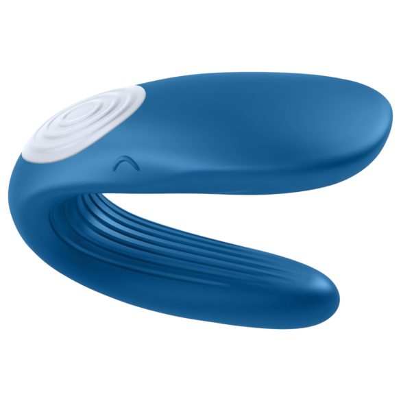 Satisfyer Double Whale - vibromasseur couple 2 moteurs - silicone bleu