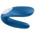 Satisfyer Double Whale - Vibromasseur couple à 2 moteurs (bleu)