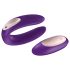 Satisfyer Double Plus Remote - Vibromasseur Couple Sans Fil Rechargeable (Violet)