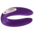 Satisfyer Double Plus Remote - Vibromasseur Couple Sans Fil Rechargeable (Violet)