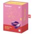 Satisfyer Double Plus Remote - Vibromasseur Couple Sans Fil Rechargeable (Violet)