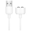 Satisfyer - Câble de charge USB magnétique (blanc)
