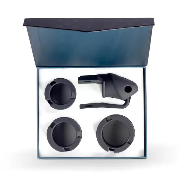 LOCK A WILLY - cage pénis avec cadenas - silicone noir